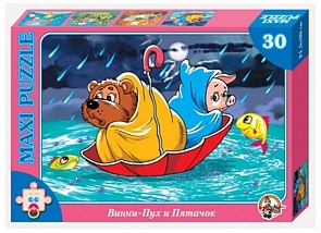 Пазл макси «Винни Пух и Пятачок» 30 элементов (Десятое королевство, 00202ДК)